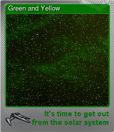Series 1 - Card 3 of 5 - Green and Yellow