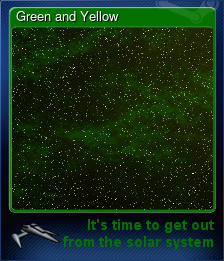 Series 1 - Card 3 of 5 - Green and Yellow