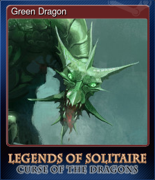 Series 1 - Card 9 of 10 - Green Dragon