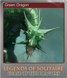 Series 1 - Card 9 of 10 - Green Dragon