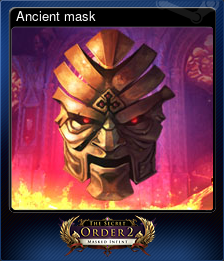 Series 1 - Card 1 of 5 - Ancient mask