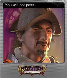 Series 1 - Card 4 of 5 - You will not pass!