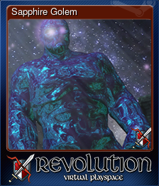 Series 1 - Card 6 of 6 - Sapphire Golem