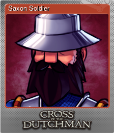 Series 1 - Card 5 of 6 - Saxon Soldier