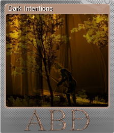 Series 1 - Card 4 of 5 - Dark Intentions