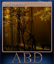 Series 1 - Card 4 of 5 - Dark Intentions