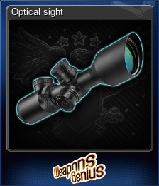 Series 1 - Card 1 of 5 - Optical sight