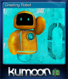 Series 1 - Card 5 of 6 - Greeting Robot