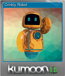 Series 1 - Card 4 of 6 - Crinkly Robot