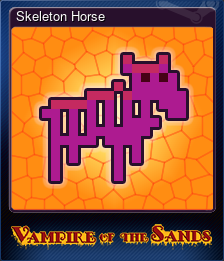 Series 1 - Card 6 of 9 - Skeleton Horse