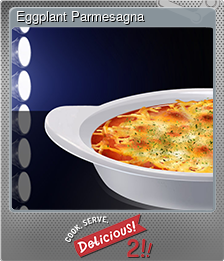 Series 1 - Card 7 of 8 - Eggplant Parmesagna