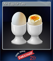 Series 1 - Card 6 of 8 - An Egg for Two