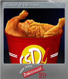 Series 1 - Card 4 of 8 - Bucket of Delicious
