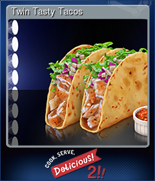 Series 1 - Card 1 of 8 - Twin Tasty Tacos