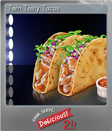 Series 1 - Card 1 of 8 - Twin Tasty Tacos