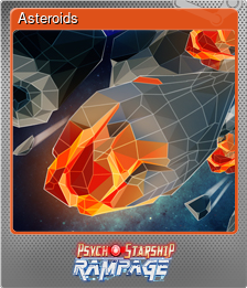 Series 1 - Card 1 of 6 - Asteroids