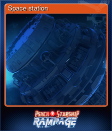 Series 1 - Card 6 of 6 - Space station