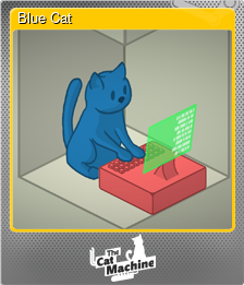 Series 1 - Card 3 of 5 - Blue Cat