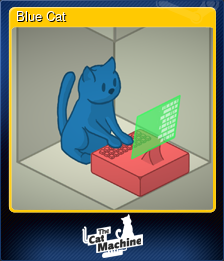 Series 1 - Card 3 of 5 - Blue Cat