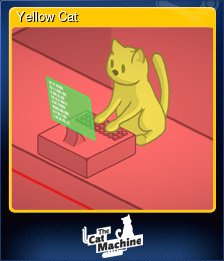 Series 1 - Card 1 of 5 - Yellow Cat