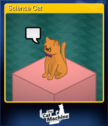 Series 1 - Card 4 of 5 - Science Cat