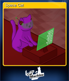 Series 1 - Card 5 of 5 - Space Cat
