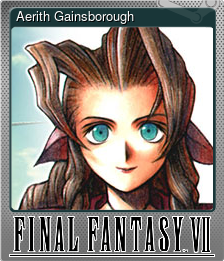 Series 1 - Card 4 of 10 - Aerith Gainsborough