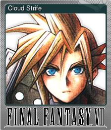 Series 1 - Card 1 of 10 - Cloud Strife