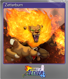 Series 1 - Card 1 of 8 - Zetterburn