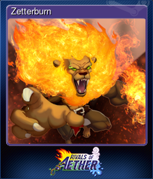 Series 1 - Card 1 of 8 - Zetterburn