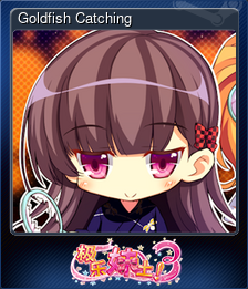 Series 1 - Card 6 of 12 - Goldfish Catching