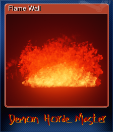 Series 1 - Card 3 of 7 - Flame Wall