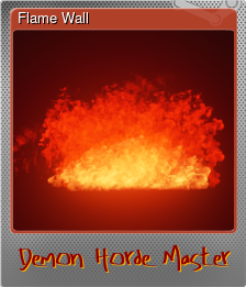 Series 1 - Card 3 of 7 - Flame Wall