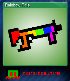 Series 1 - Card 2 of 5 - Rainbow Rifle