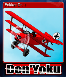 Series 1 - Card 5 of 6 - Fokker Dr. 1