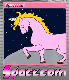 Series 1 - Card 1 of 5 - Spacecorn!