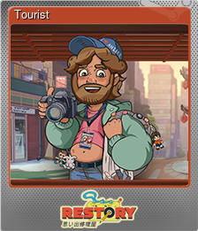 Series 1 - Card 9 of 10 - Tourist