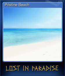 Series 1 - Card 1 of 5 - Pristine Beach