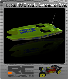 Series 1 - Card 5 of 5 - 1/10th RC Electric Catamaran Boat