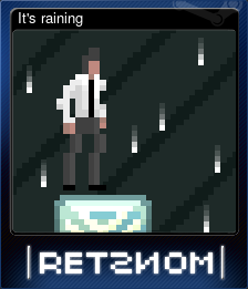 Series 1 - Card 3 of 9 - It's raining