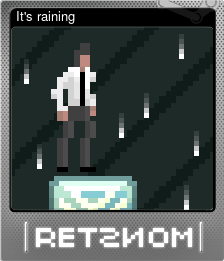 Series 1 - Card 3 of 9 - It's raining