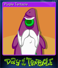 Series 1 - Card 6 of 6 - Purple Tentacle