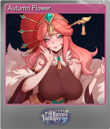 Series 1 - Card 5 of 10 - Autumn Flower