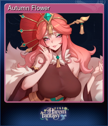 Series 1 - Card 5 of 10 - Autumn Flower