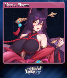 Series 1 - Card 8 of 10 - Mystic Flower