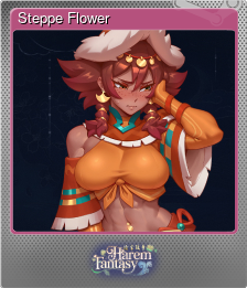 Series 1 - Card 6 of 10 - Steppe Flower