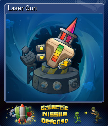 Series 1 - Card 3 of 9 - Laser Gun