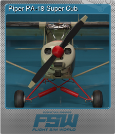 Series 1 - Card 5 of 7 - Piper PA-18 Super Cub