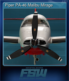 Series 1 - Card 1 of 7 - Piper PA-46 Malibu Mirage