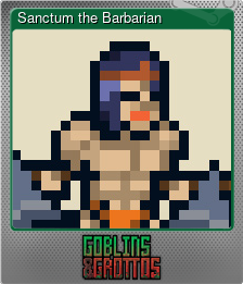Series 1 - Card 1 of 10 - Sanctum the Barbarian